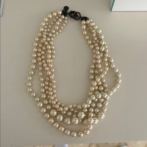J.Crew Cream Pearl Necklace